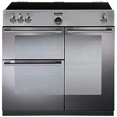 Stoves Sterling 900EI Freestanding Electric Range Cooker, Stainless Steel Stoves Sterling 900EI Freestanding Electric Range Cooker, Stainless Steel